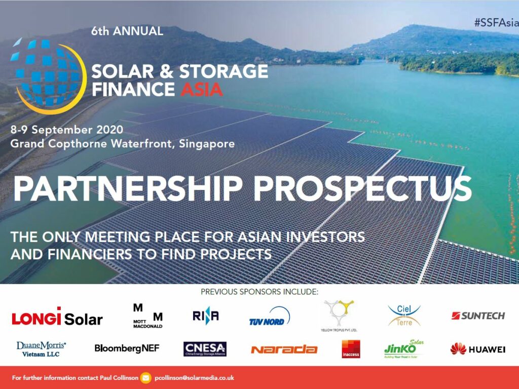 Solar Finance & Investment Asia 2020 Partnership Prospectus